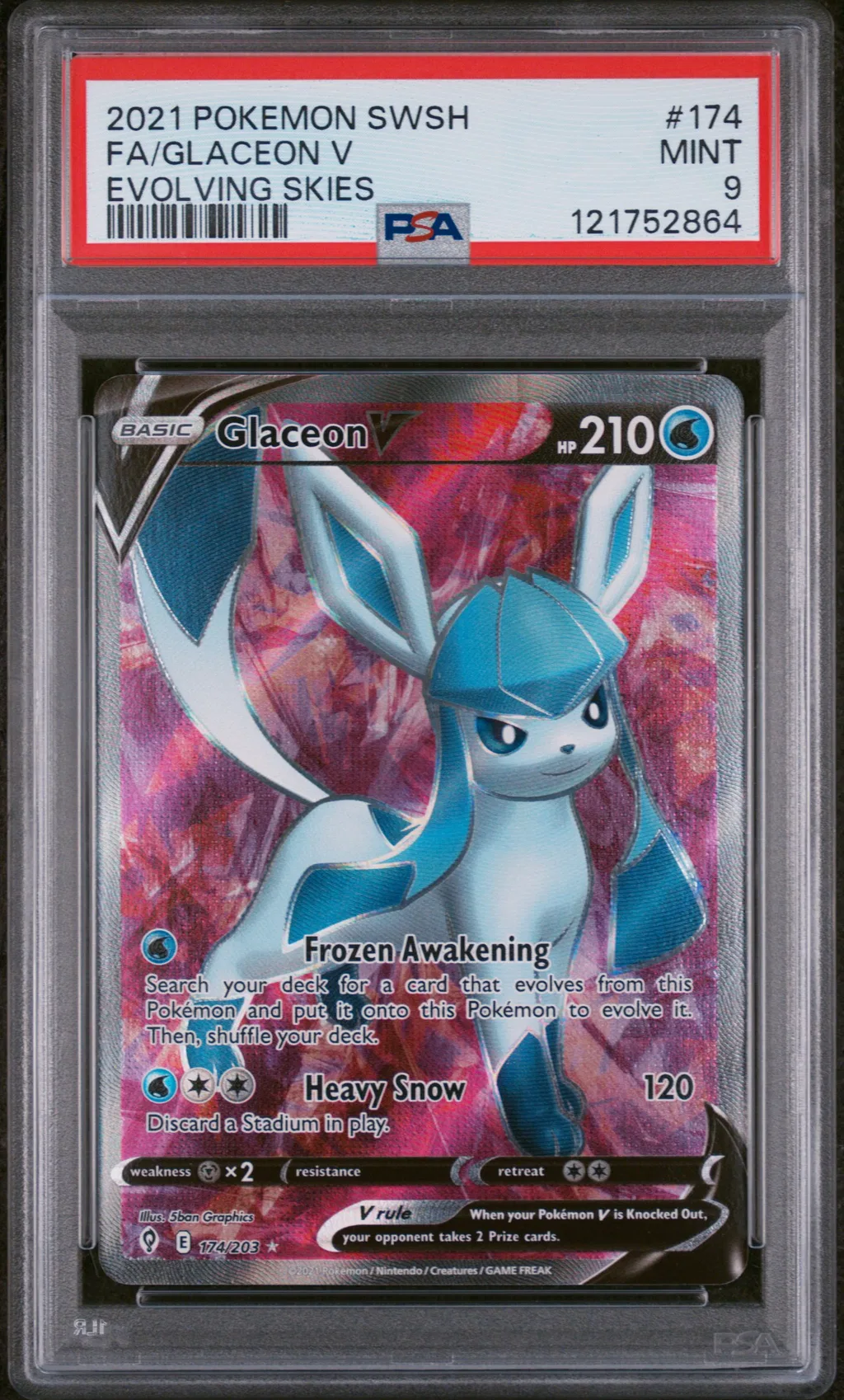 Full Art/Glaceon V card artwork