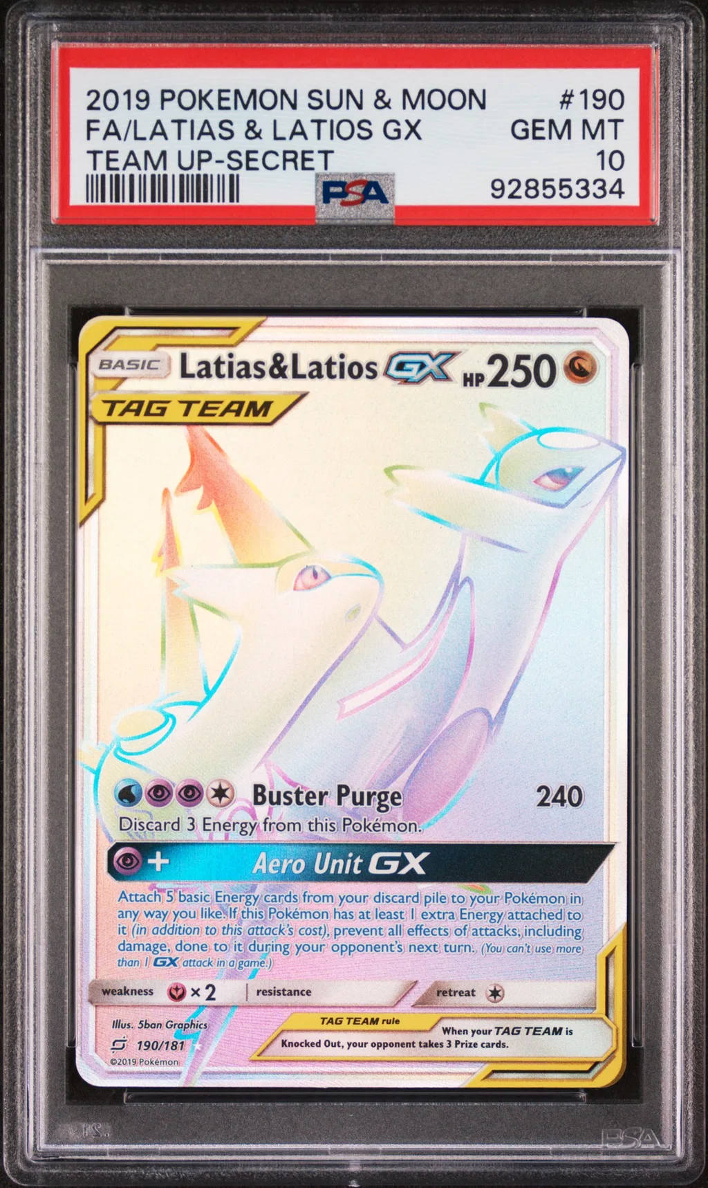 Full Art/Latias & Latios GX card artwork