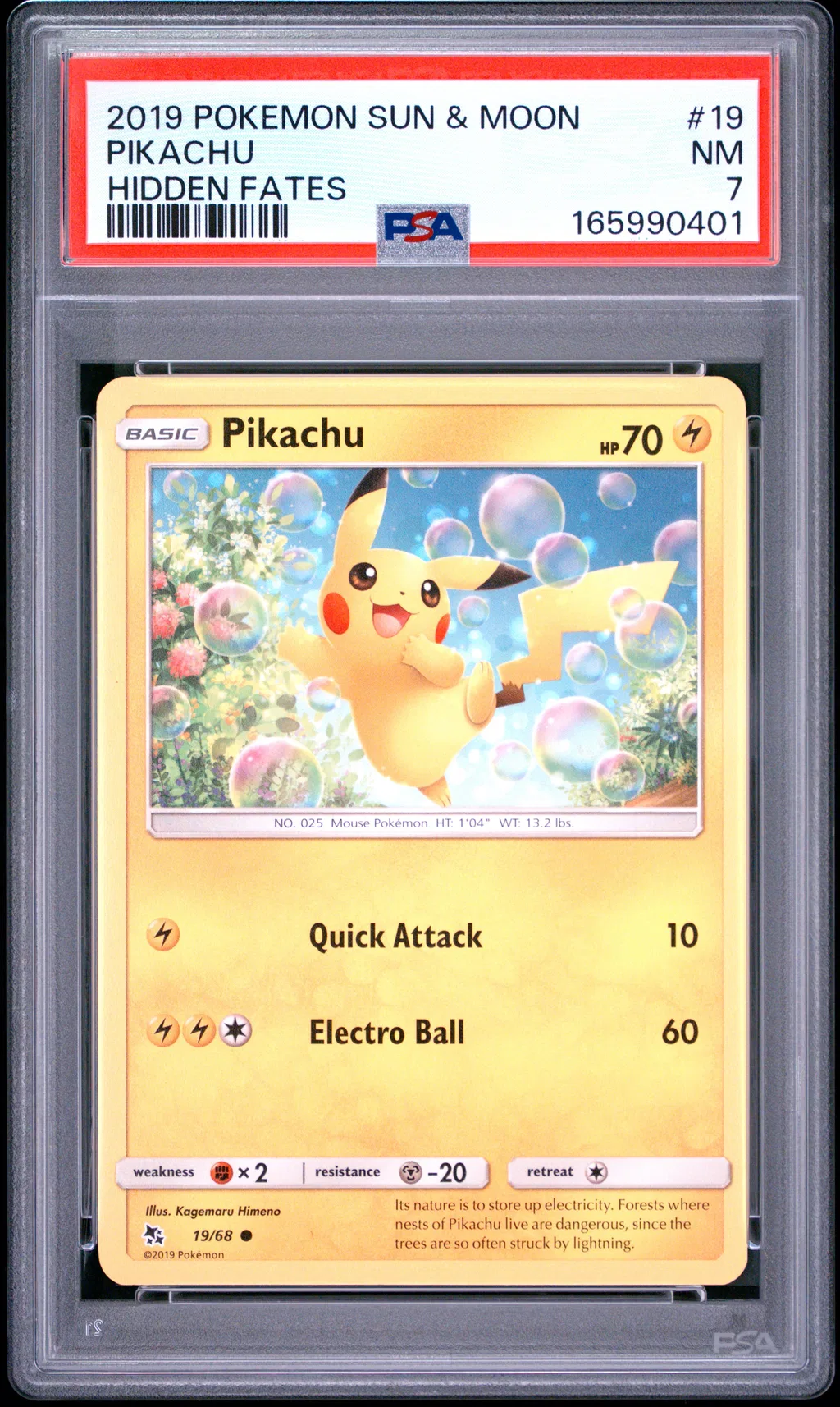 Pikachu card artwork
