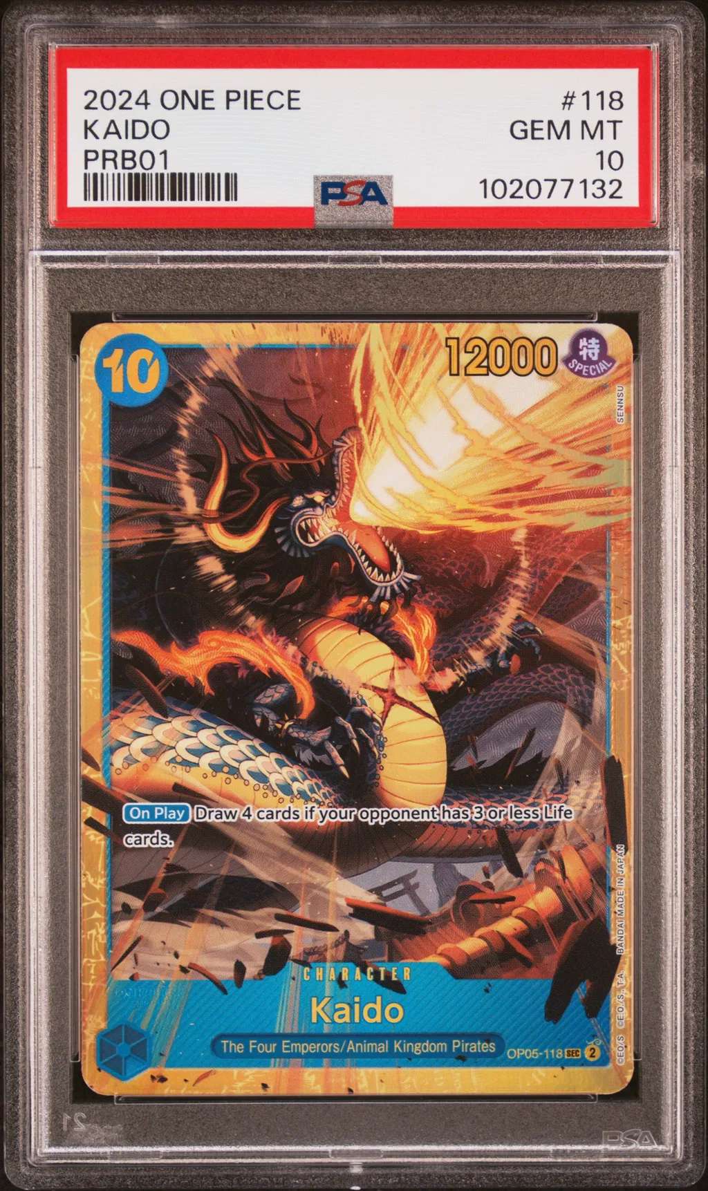 Kaido card artwork