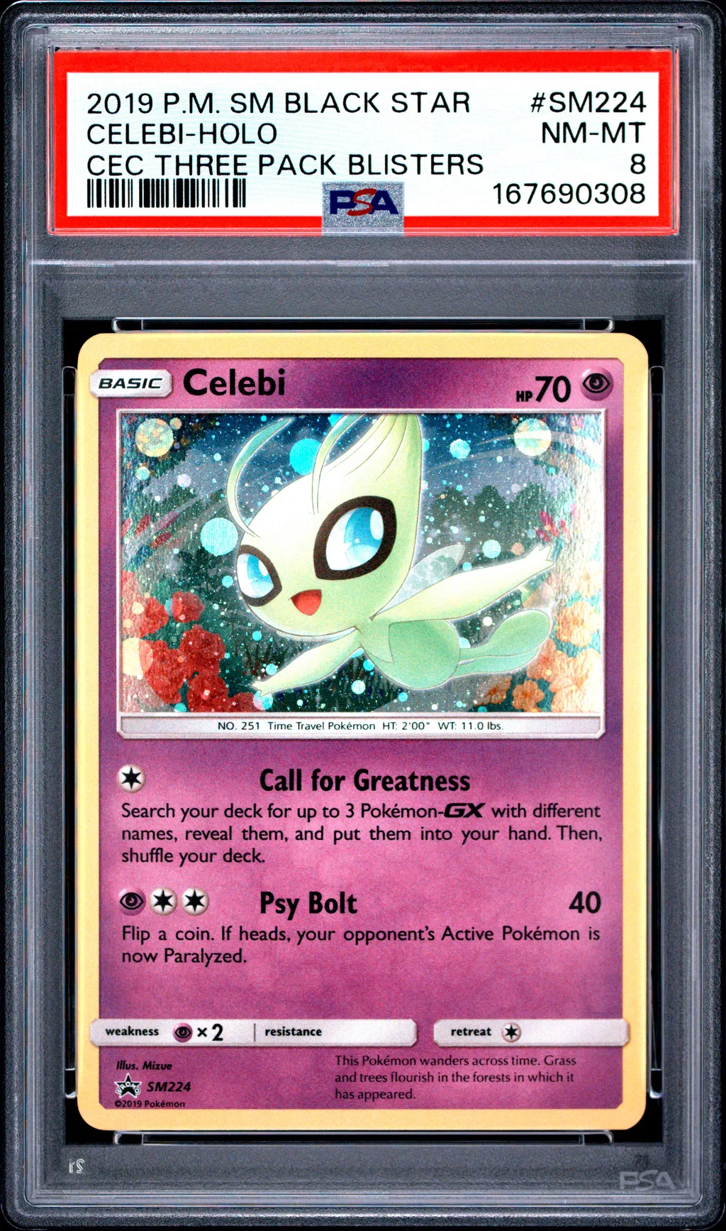 Celebi-Holo card artwork