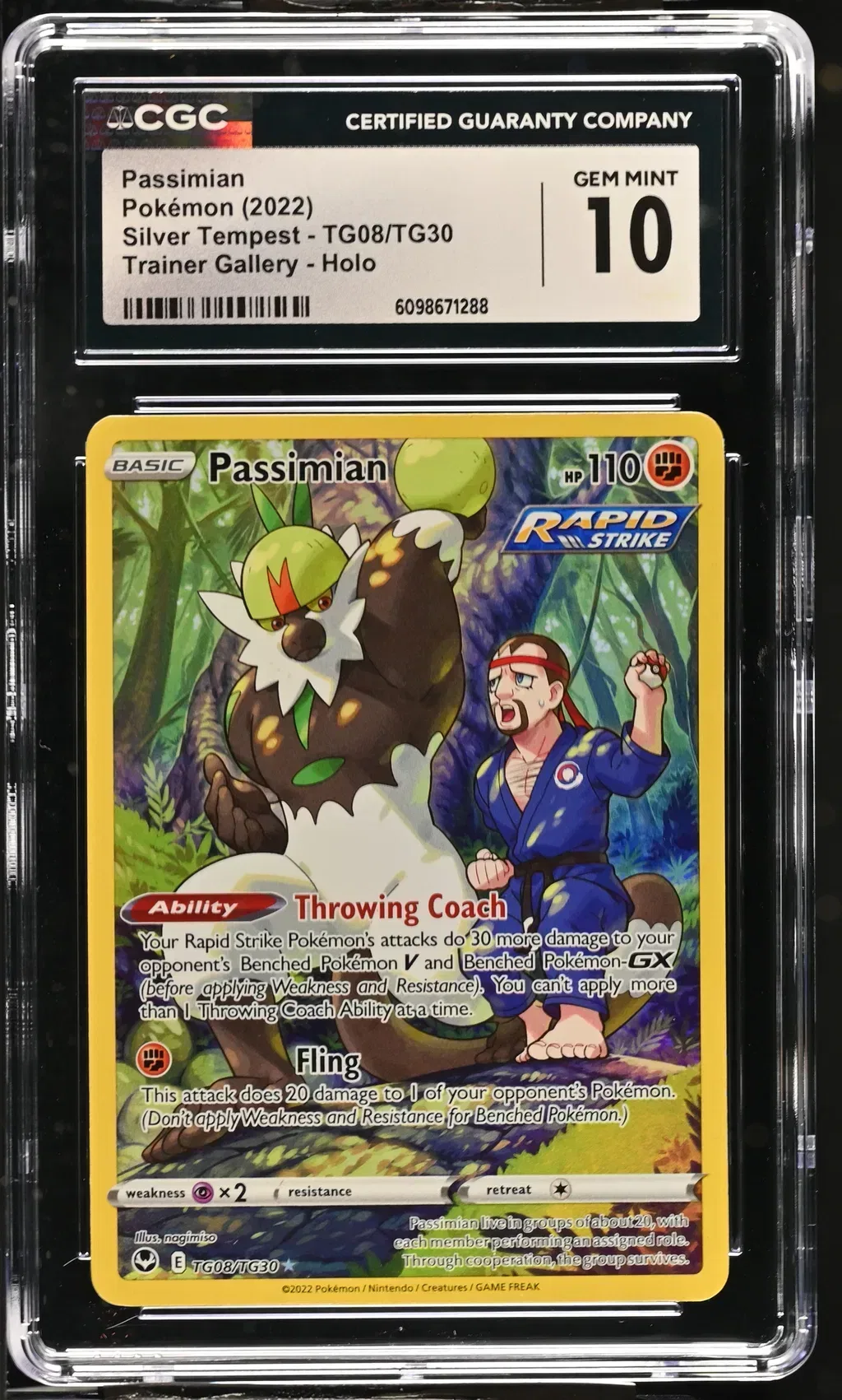 2022 #Tg08/Tg30 Passimian CGC 10 Silver Tempest - English