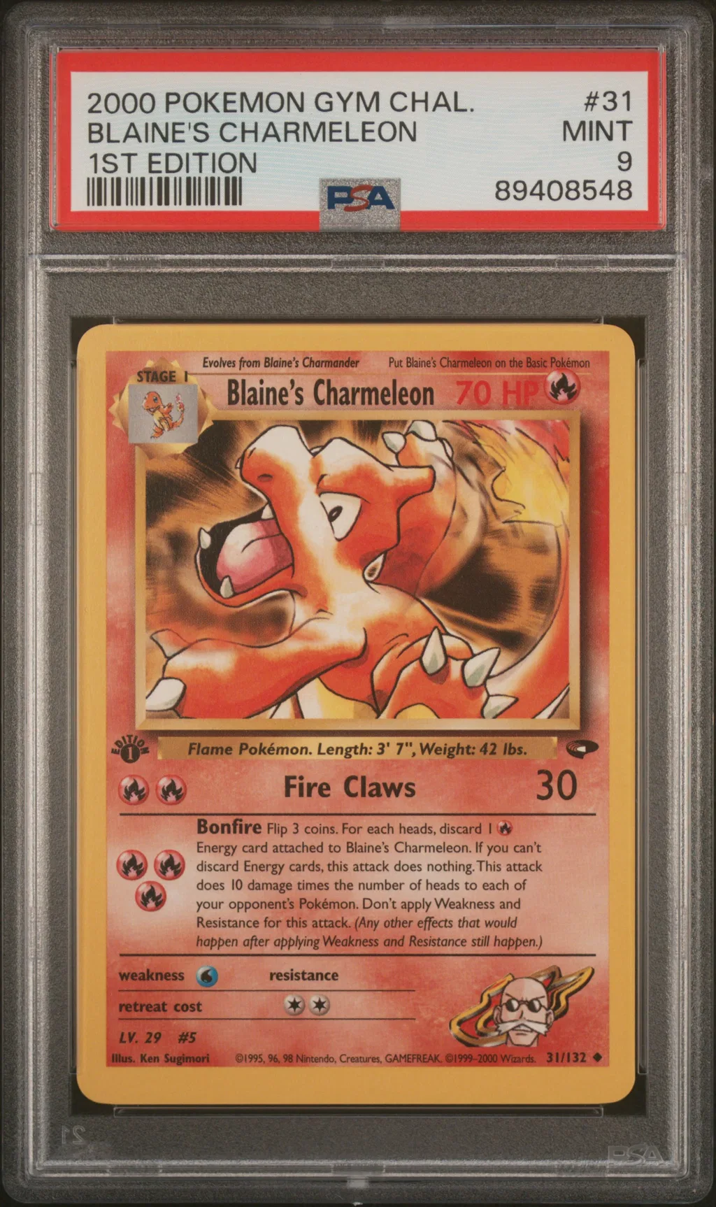 Blaine's Charmeleon card artwork