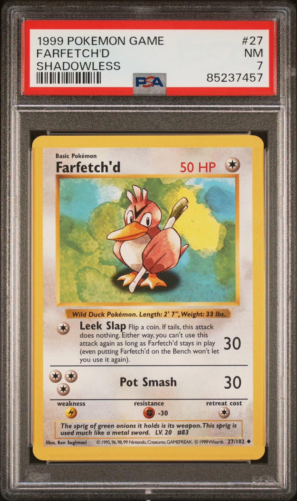 Farfetch'd card artwork