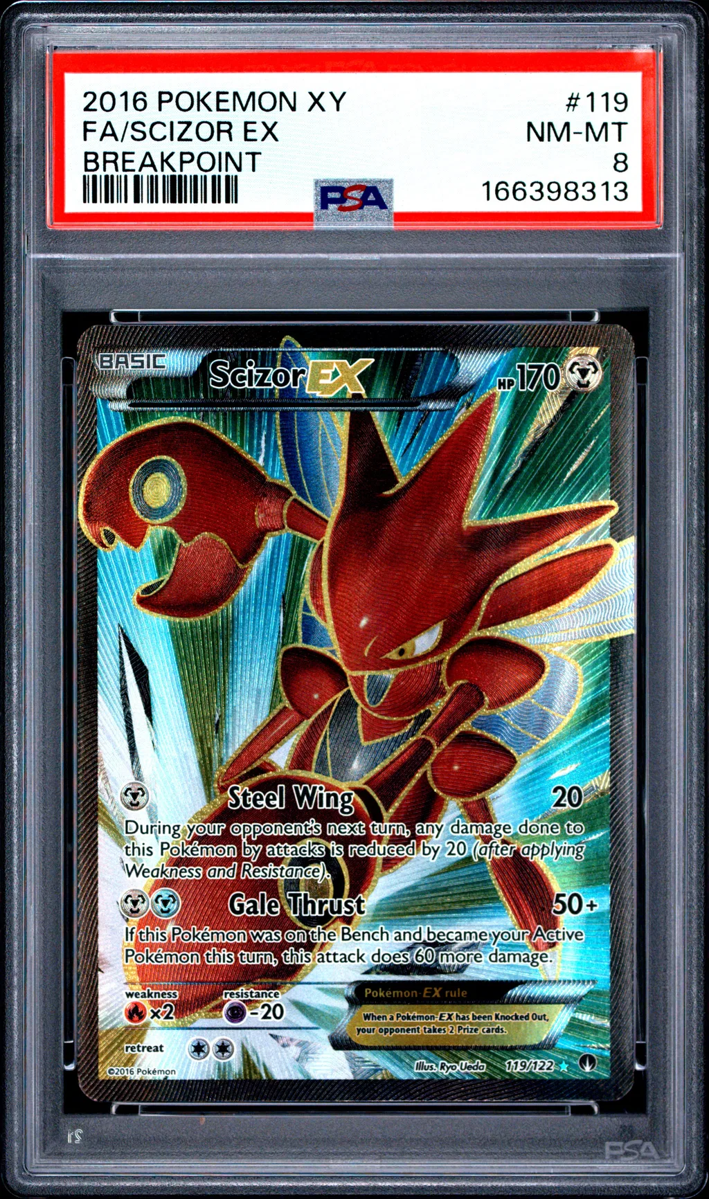 Full Art/Scizor EX card artwork