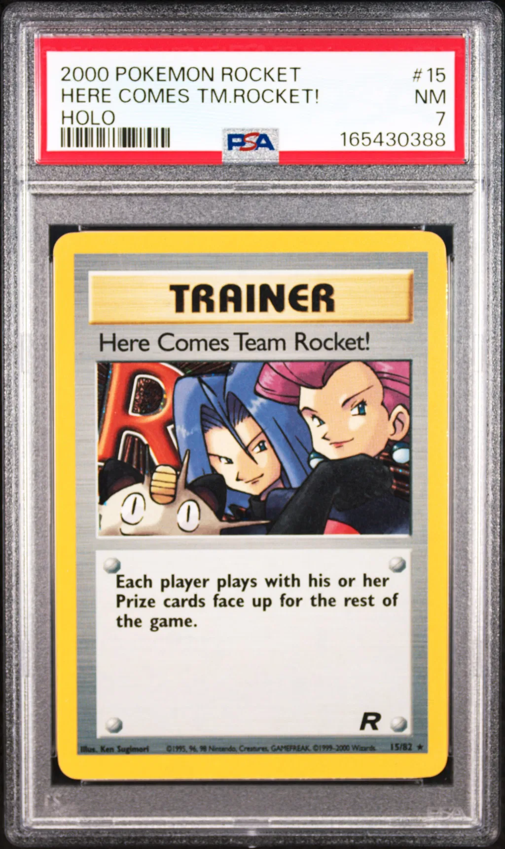 Here Comes Team Rocket!-Holo card artwork