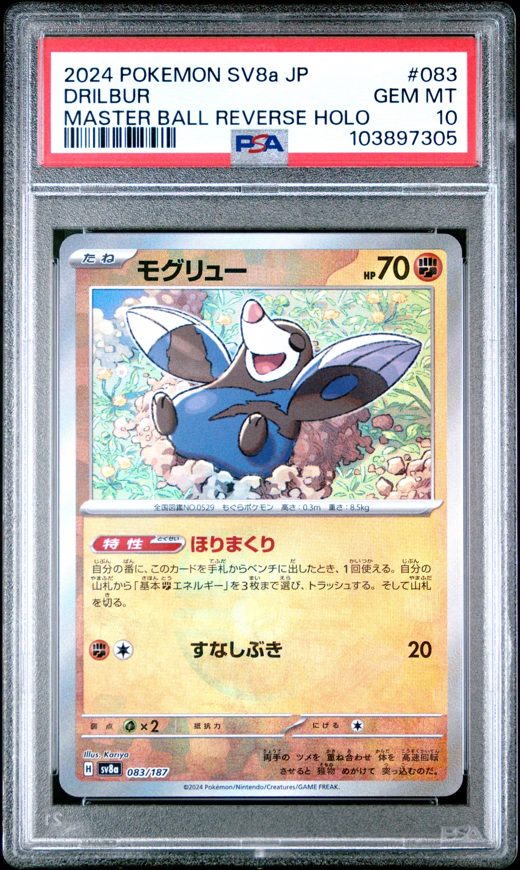 Drilbur card artwork