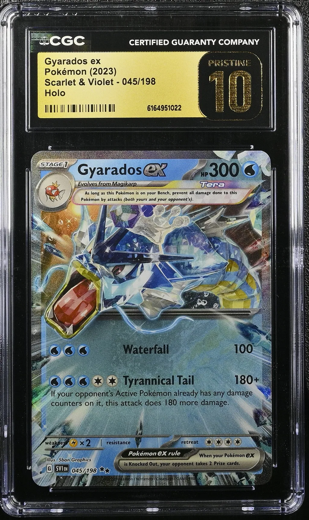 Gyarados ex card artwork