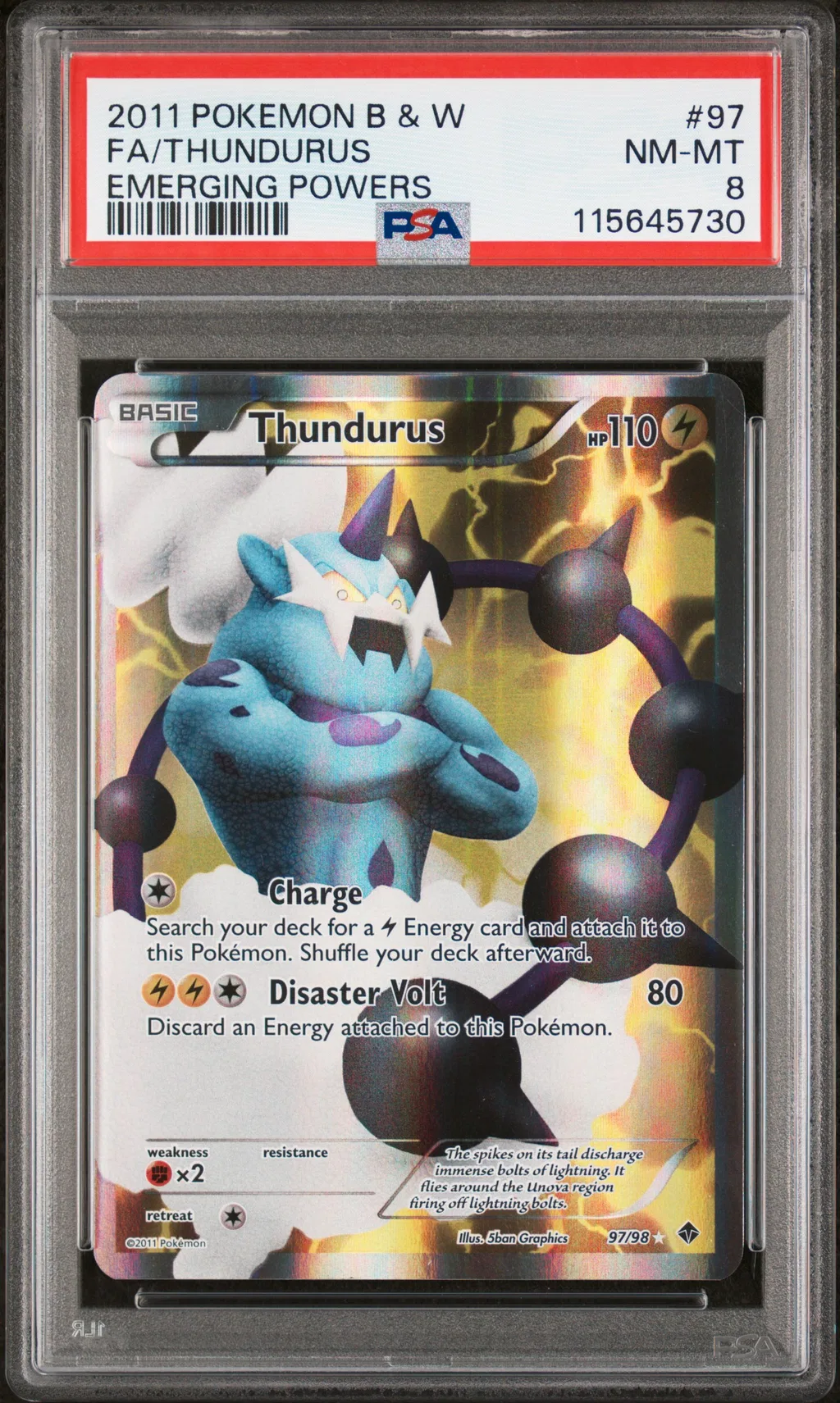 Full Art/Thundurus card artwork