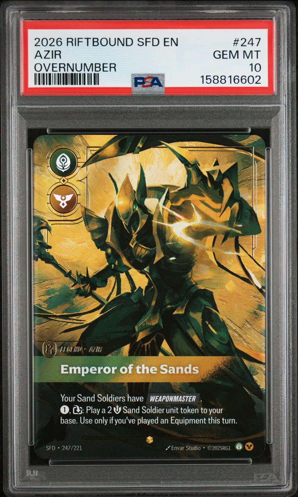Azir - Emperor of the Sands card artwork