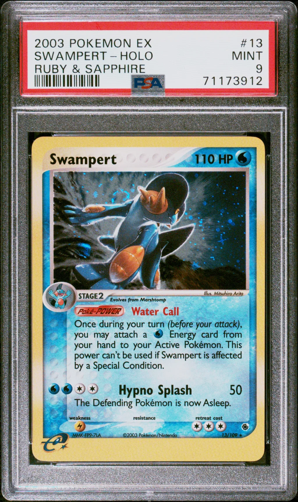 Swampert-Holo card artwork
