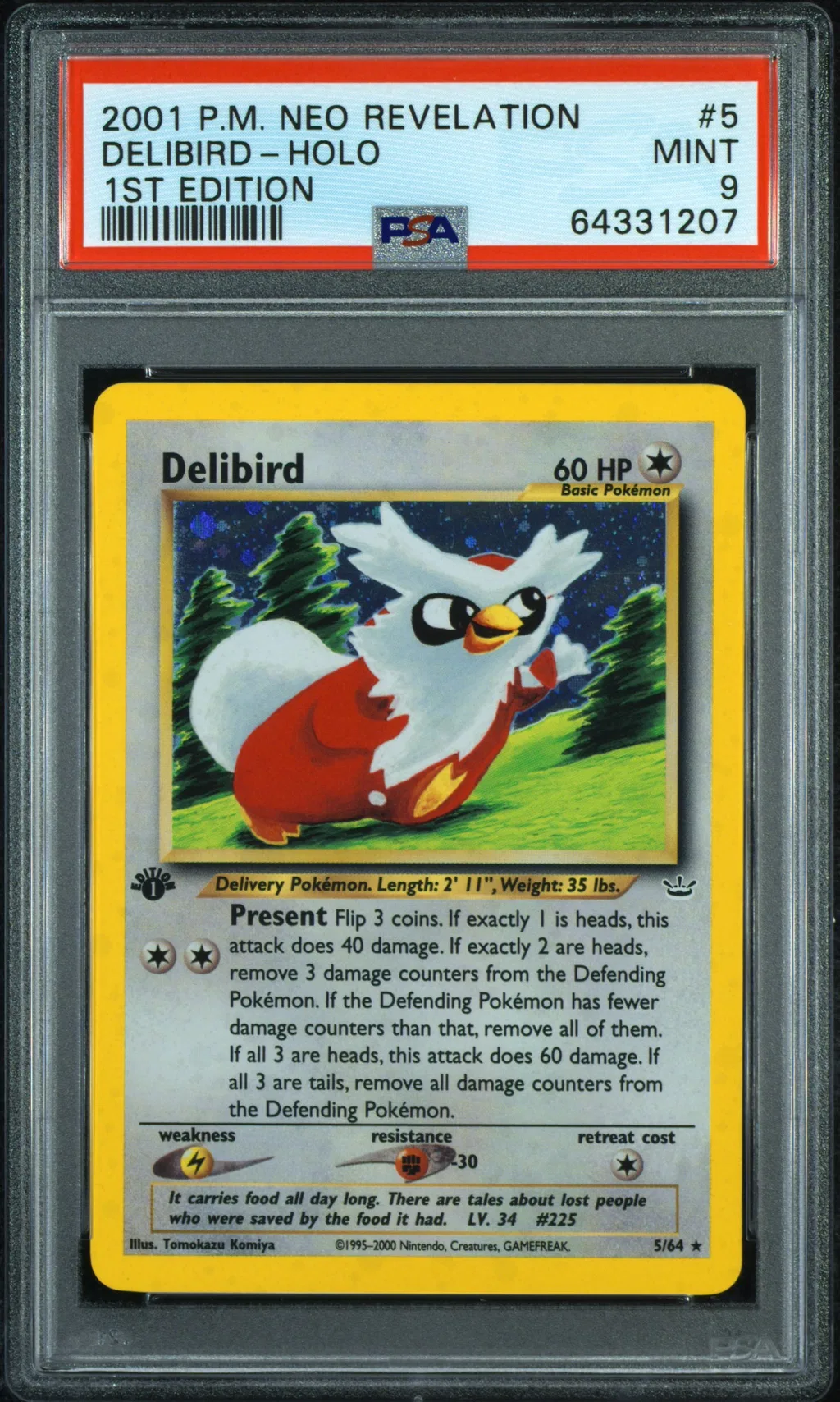 Delibird-Holo card artwork