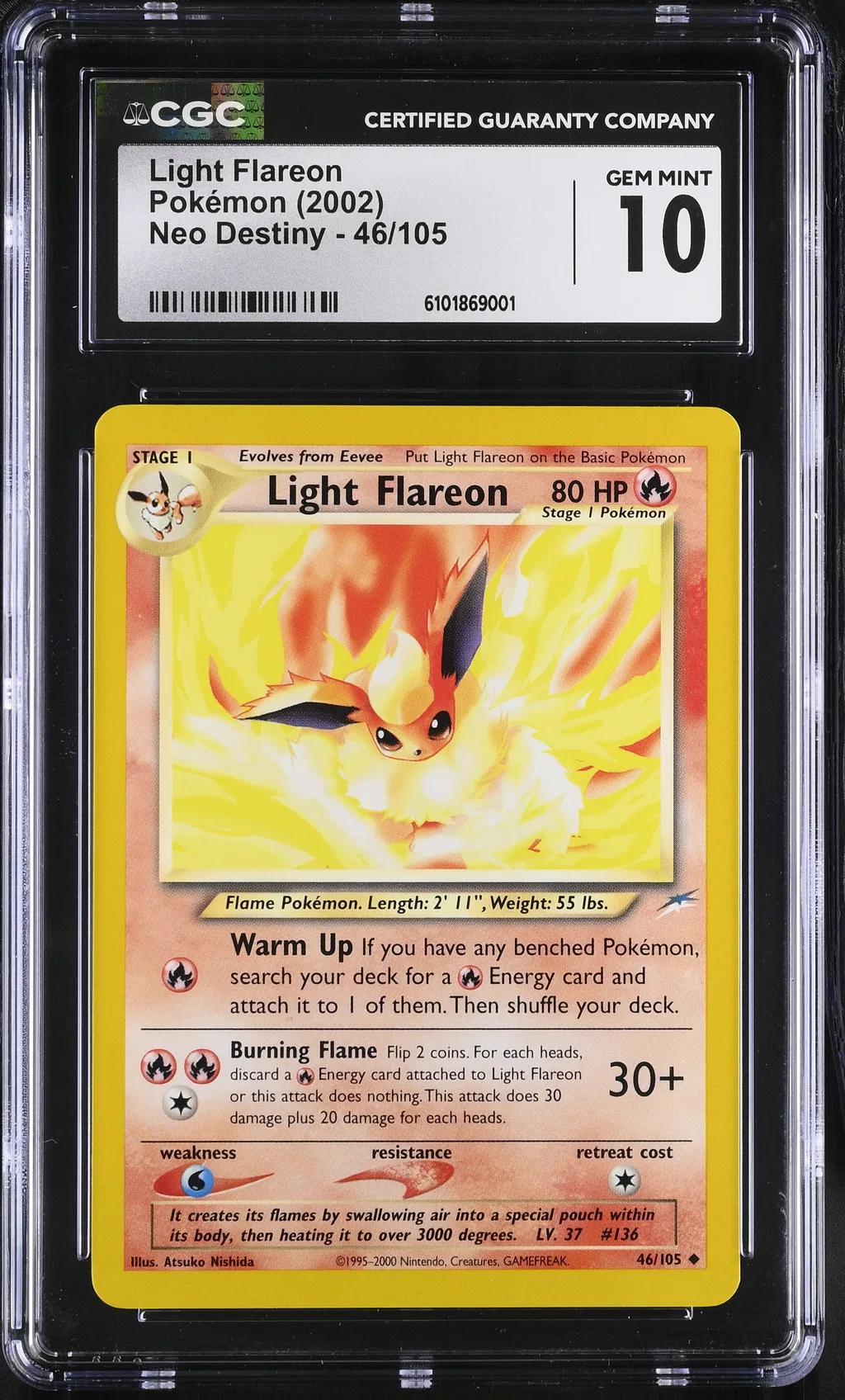 Light Flareon card artwork