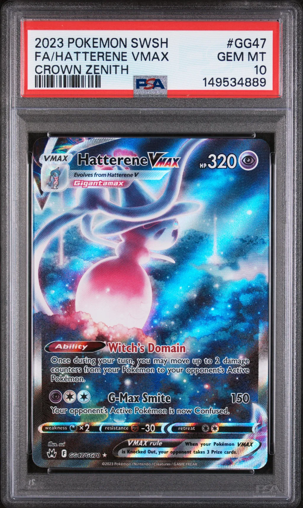 Full Art/Hatterene Vmax card artwork