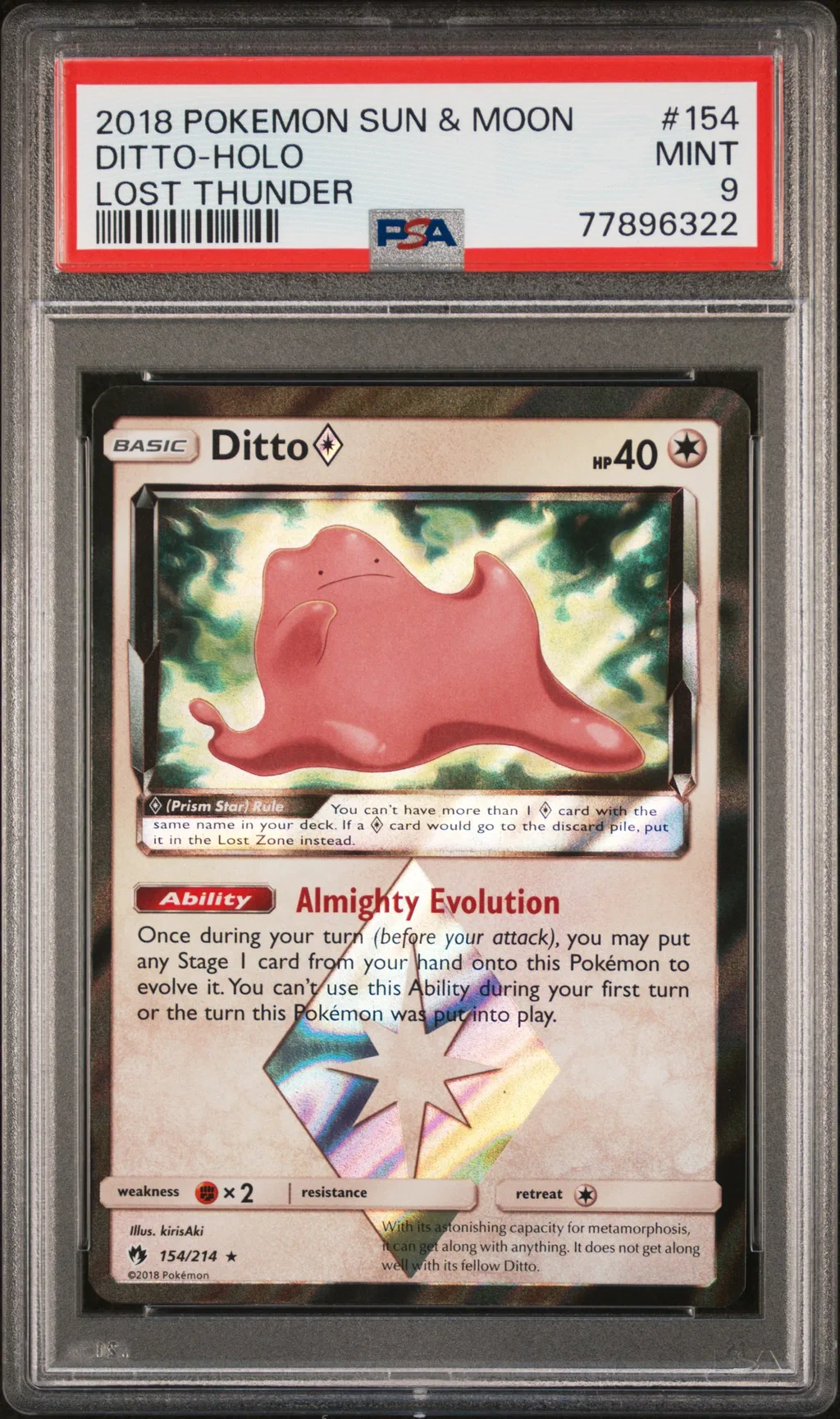 Ditto-Holo card artwork
