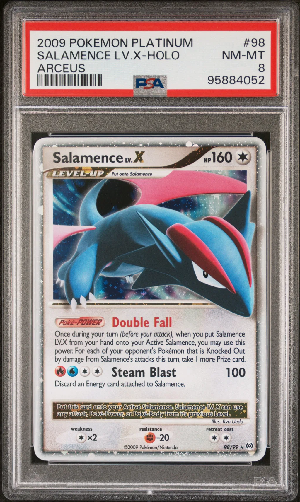 Salamence LV.X-Holo card artwork