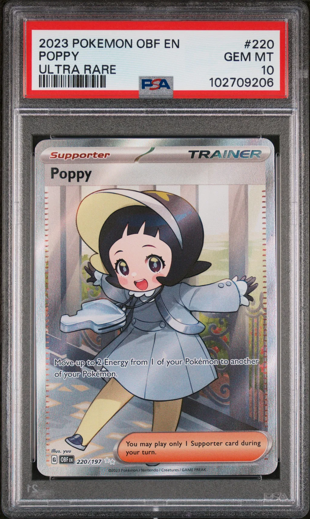 Poppy card artwork