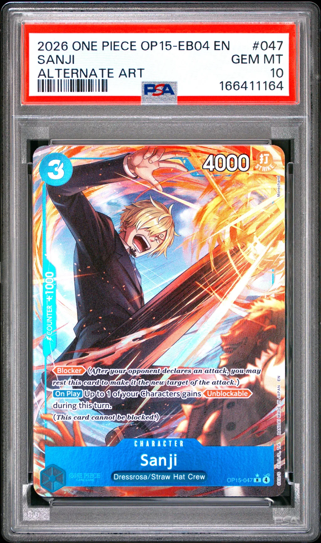 Sanji card artwork