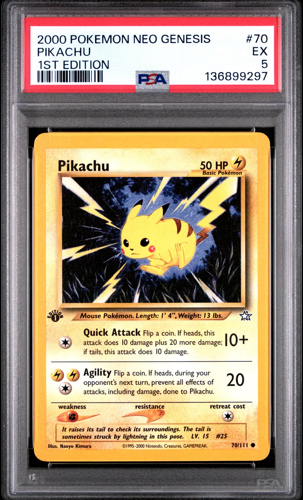 Pikachu card artwork