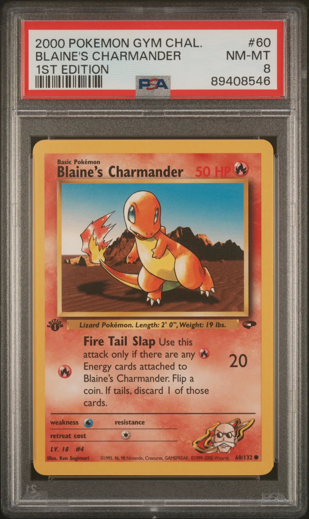 BLAINE'S CHARMANDER card artwork