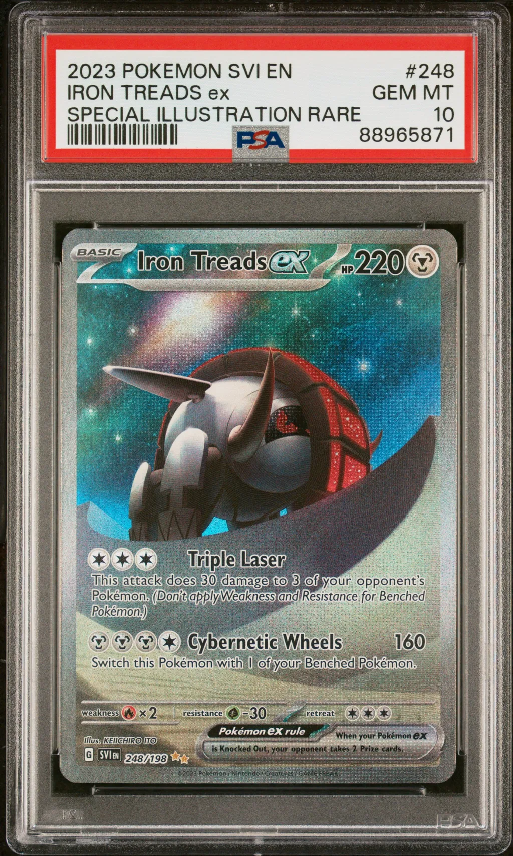Iron Treads EX card artwork