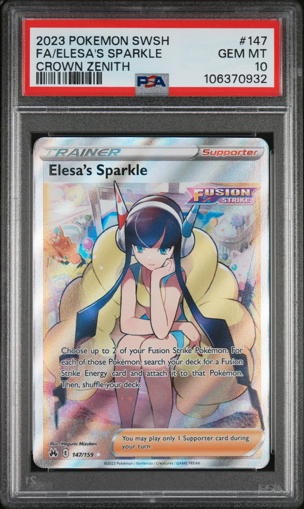 Elesa's Sparkle card artwork