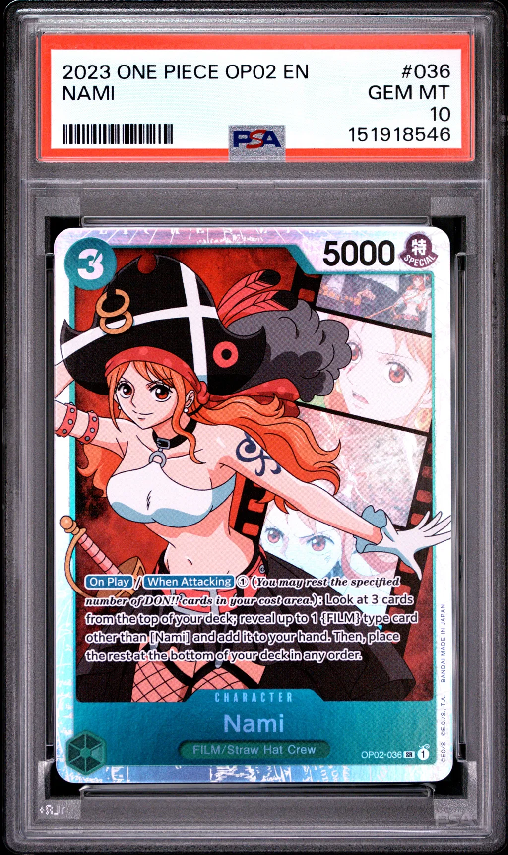 Nami card artwork