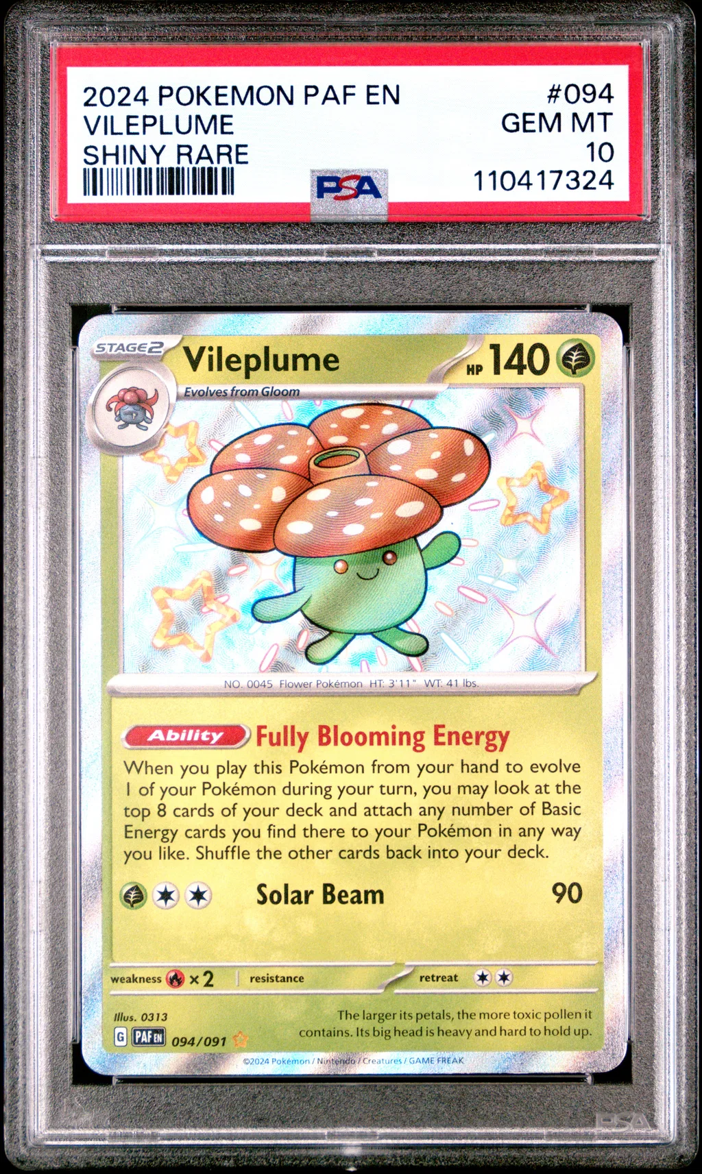 Vileplume card artwork