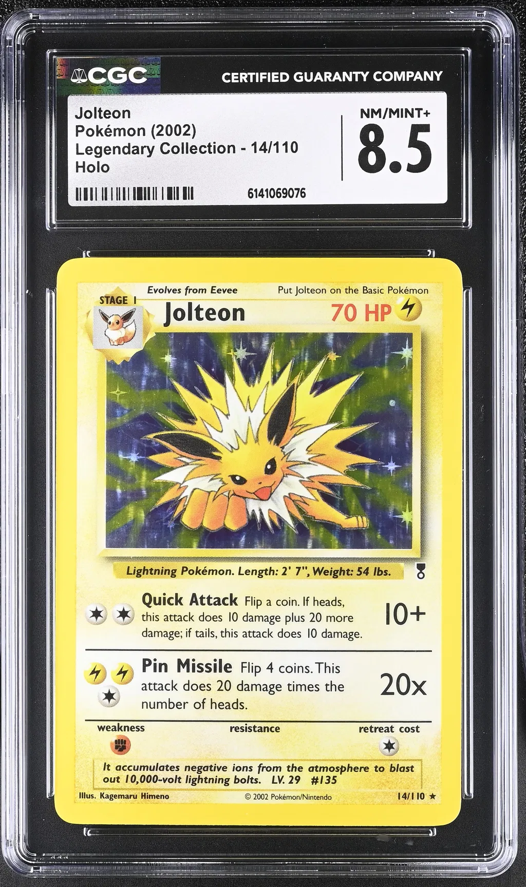 Jolteon-Holo card artwork