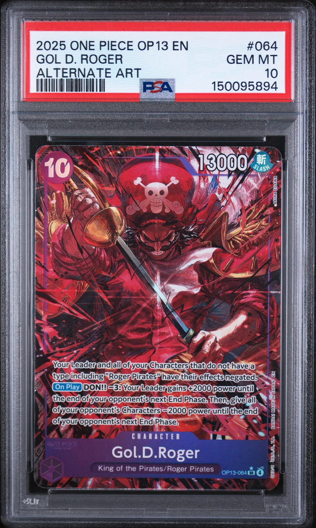 Gol D. Roger card artwork