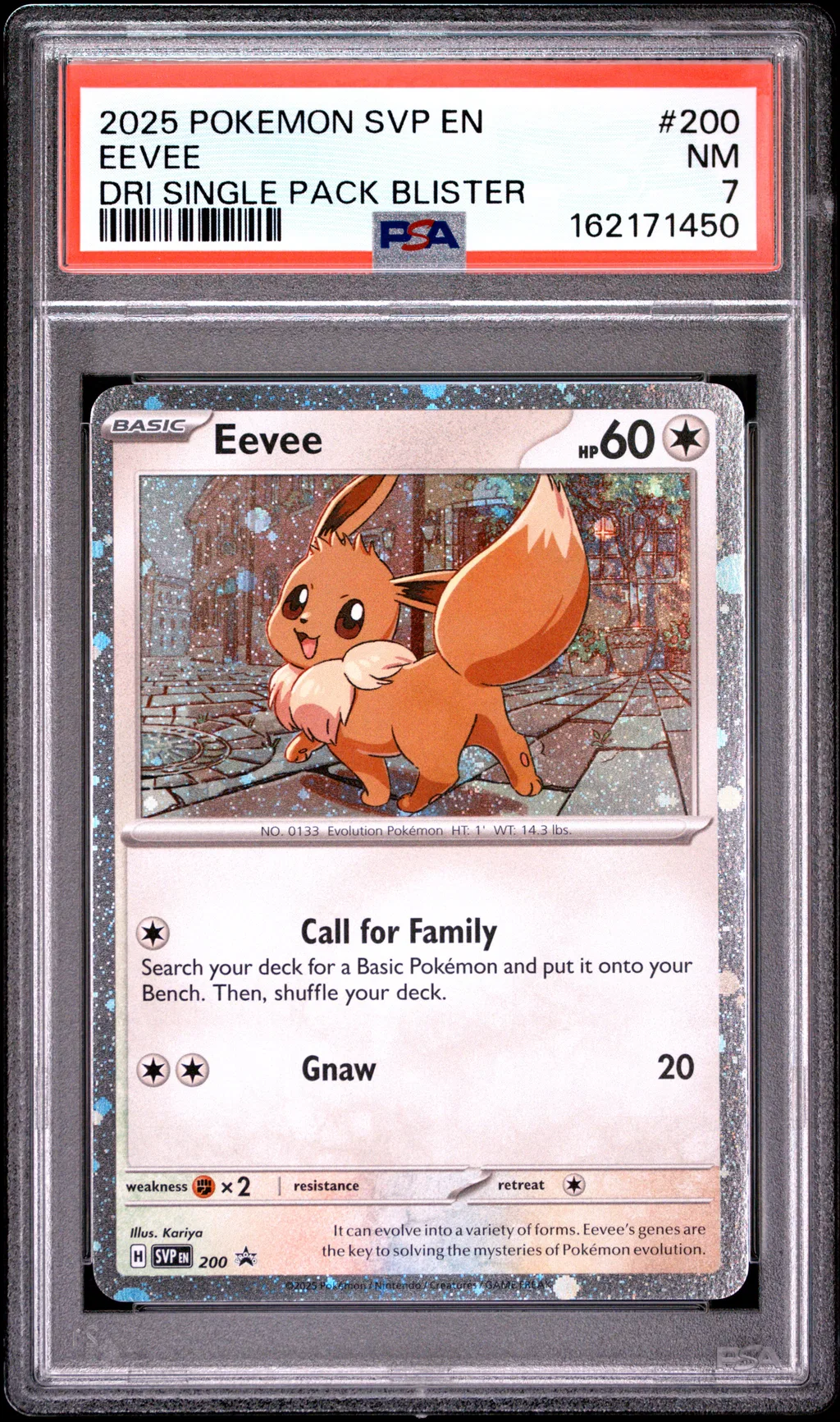 Eevee card artwork