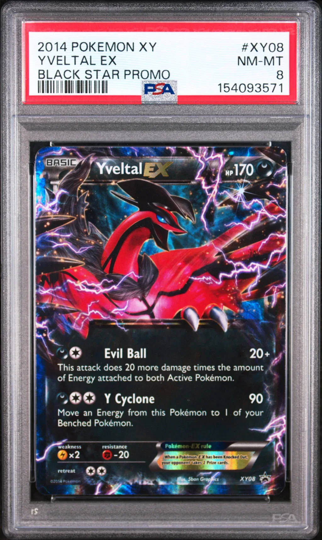 Yveltal EX card artwork