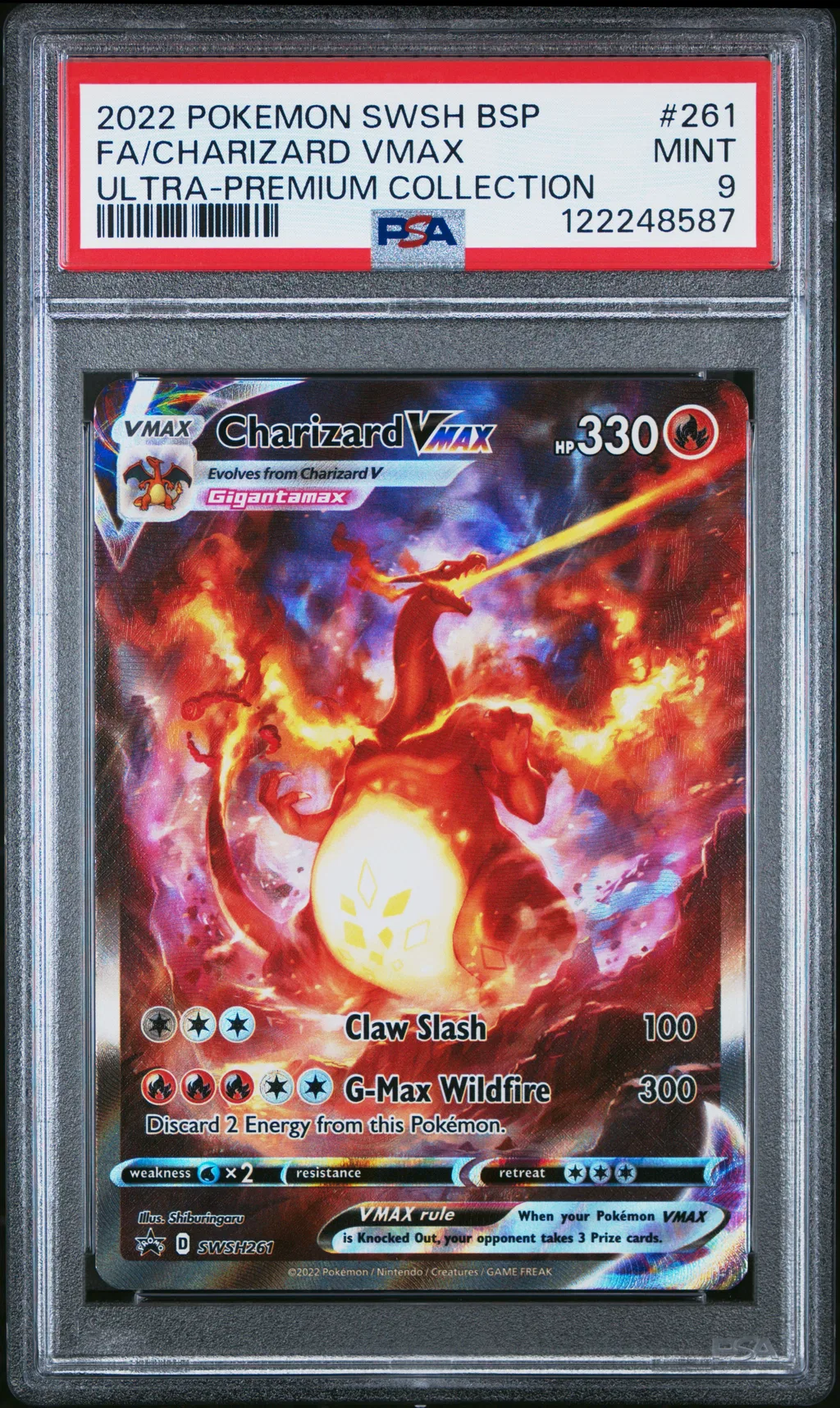 FA/CHARIZARD VMAX card artwork