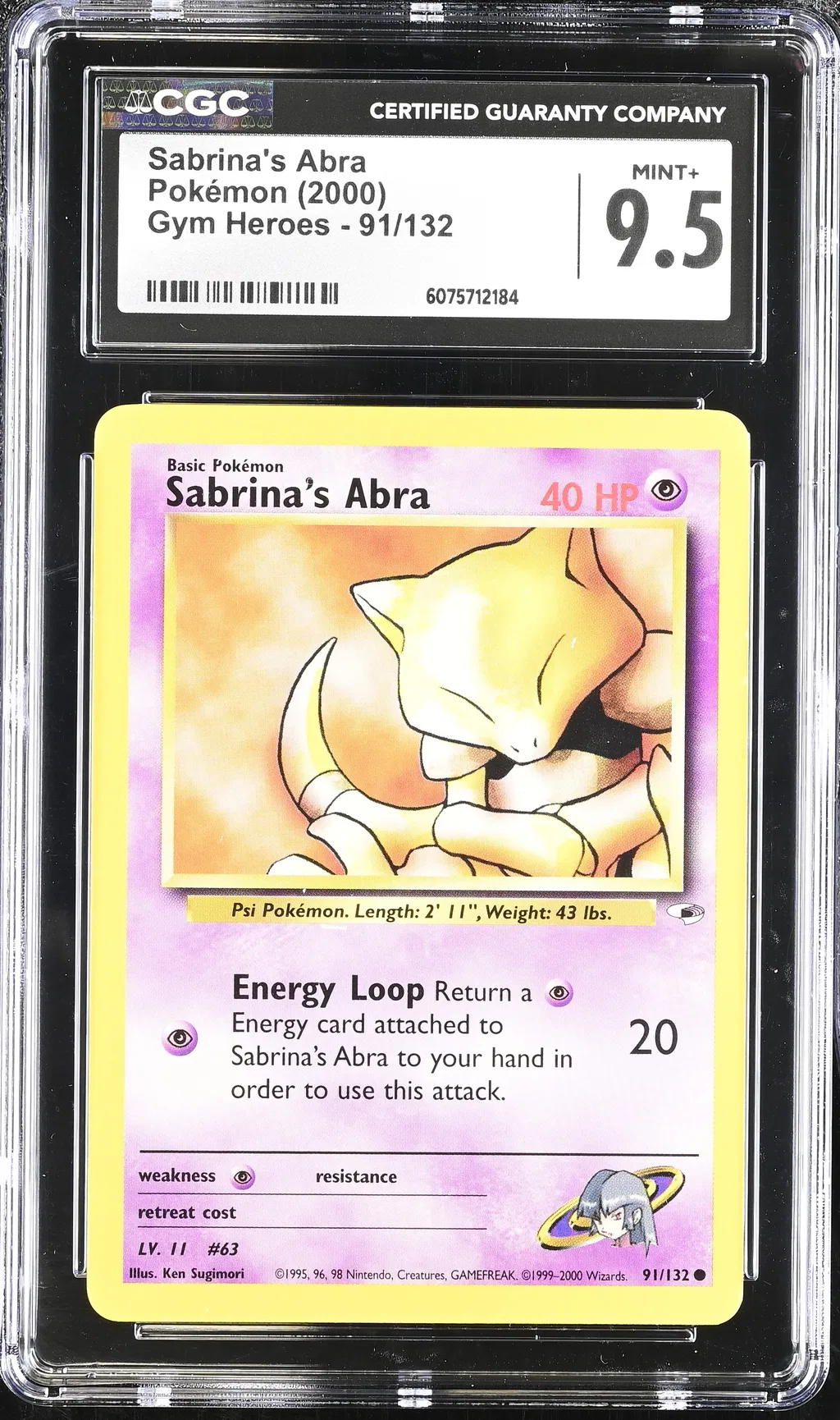 Sabrina's Abra card artwork