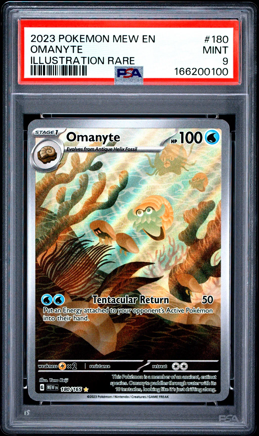 Omanyte card artwork