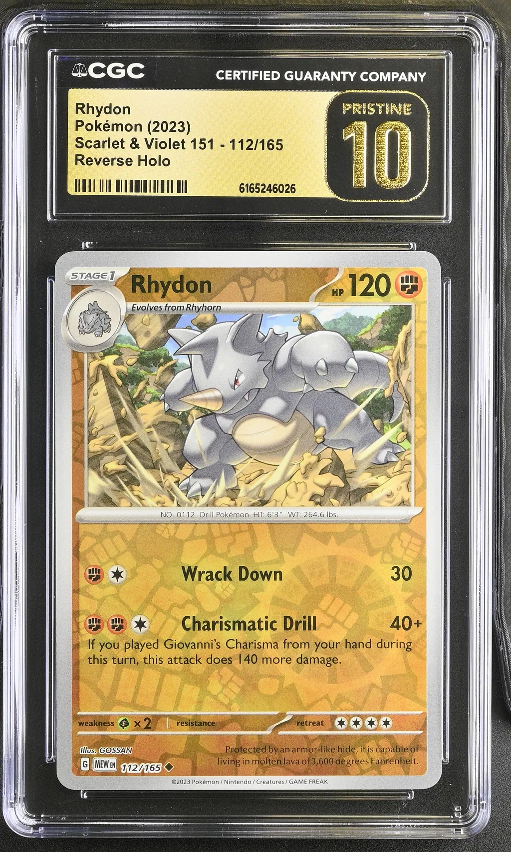Rhydon card artwork