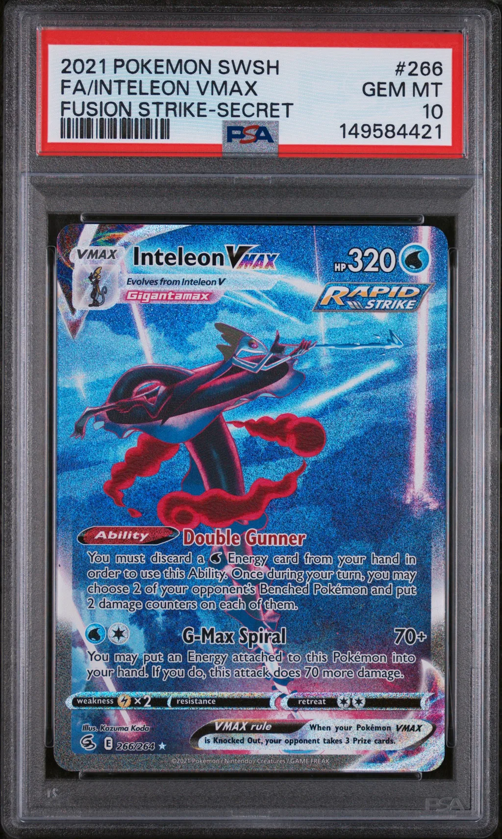Full Art/Inteleon Vmax card artwork