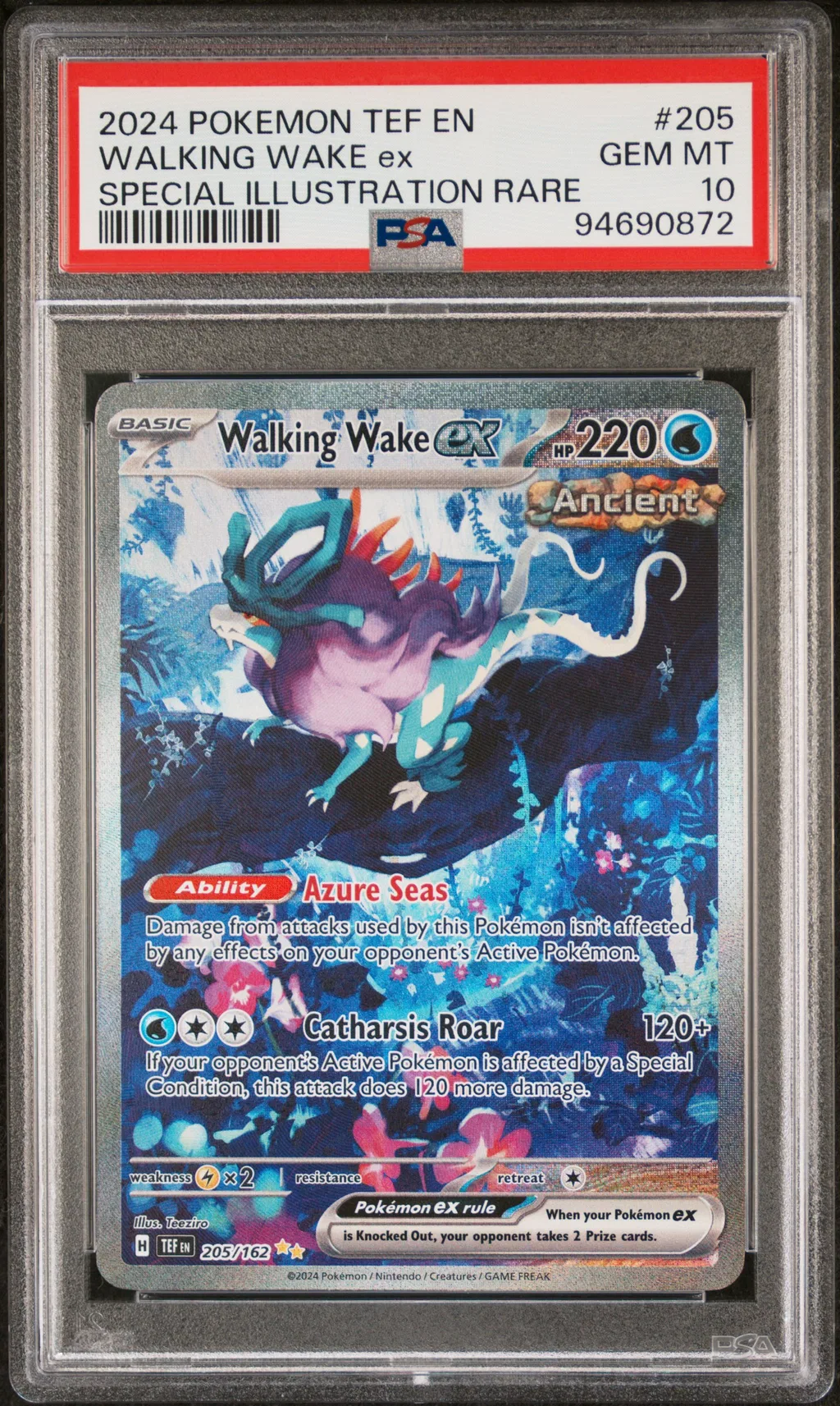 Walking Wake EX card artwork