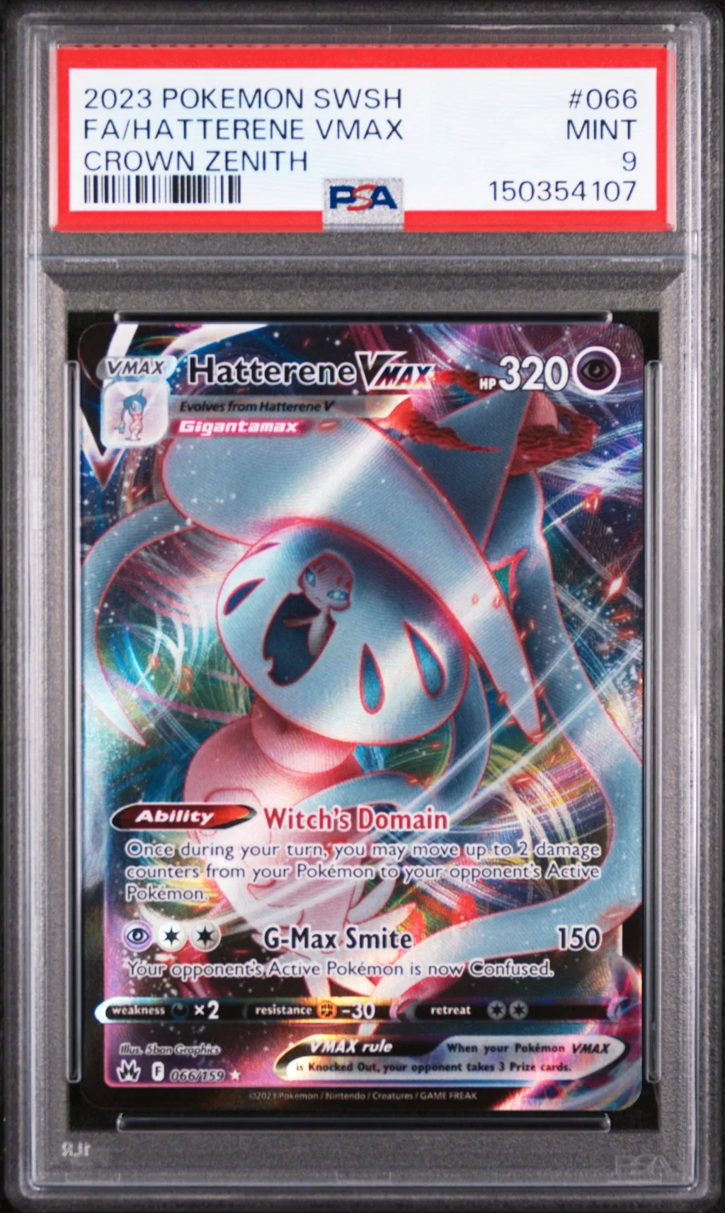 Full Art/Hatterene Vmax card artwork
