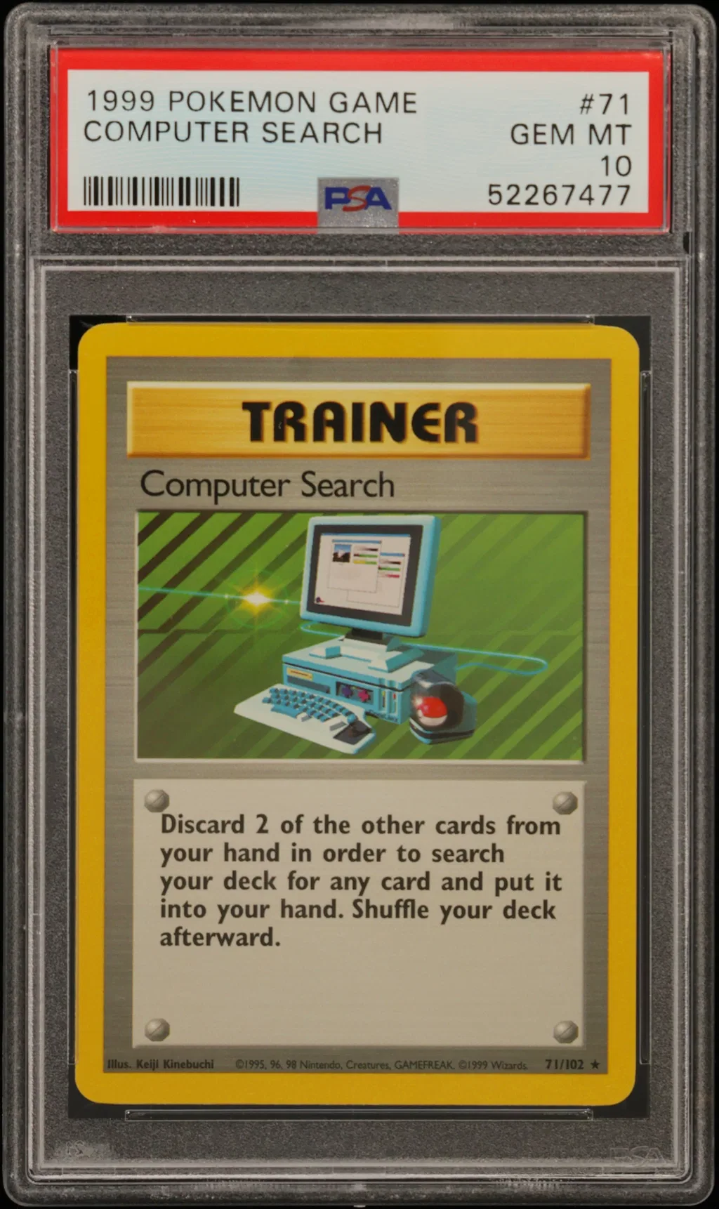 Computer Search card artwork
