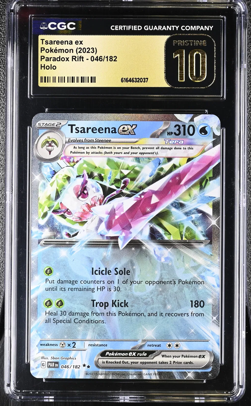 Tsareena ex card artwork