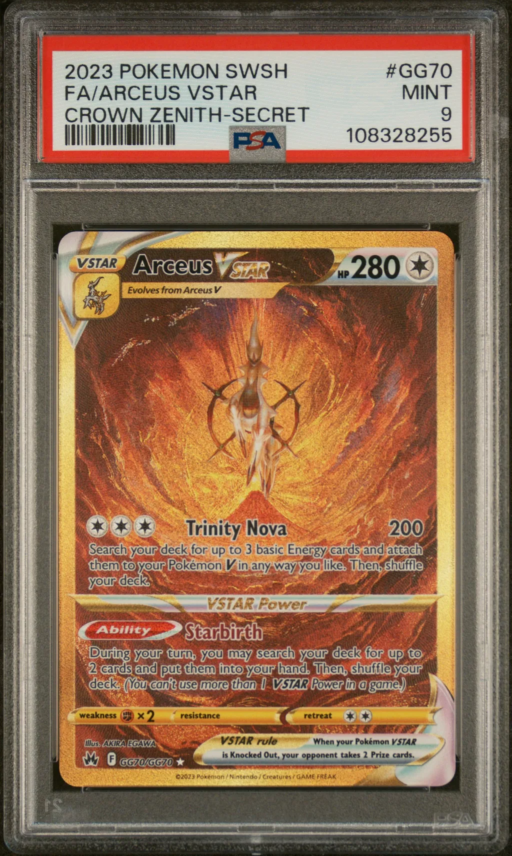 Full Art/Arceus Vstar card artwork