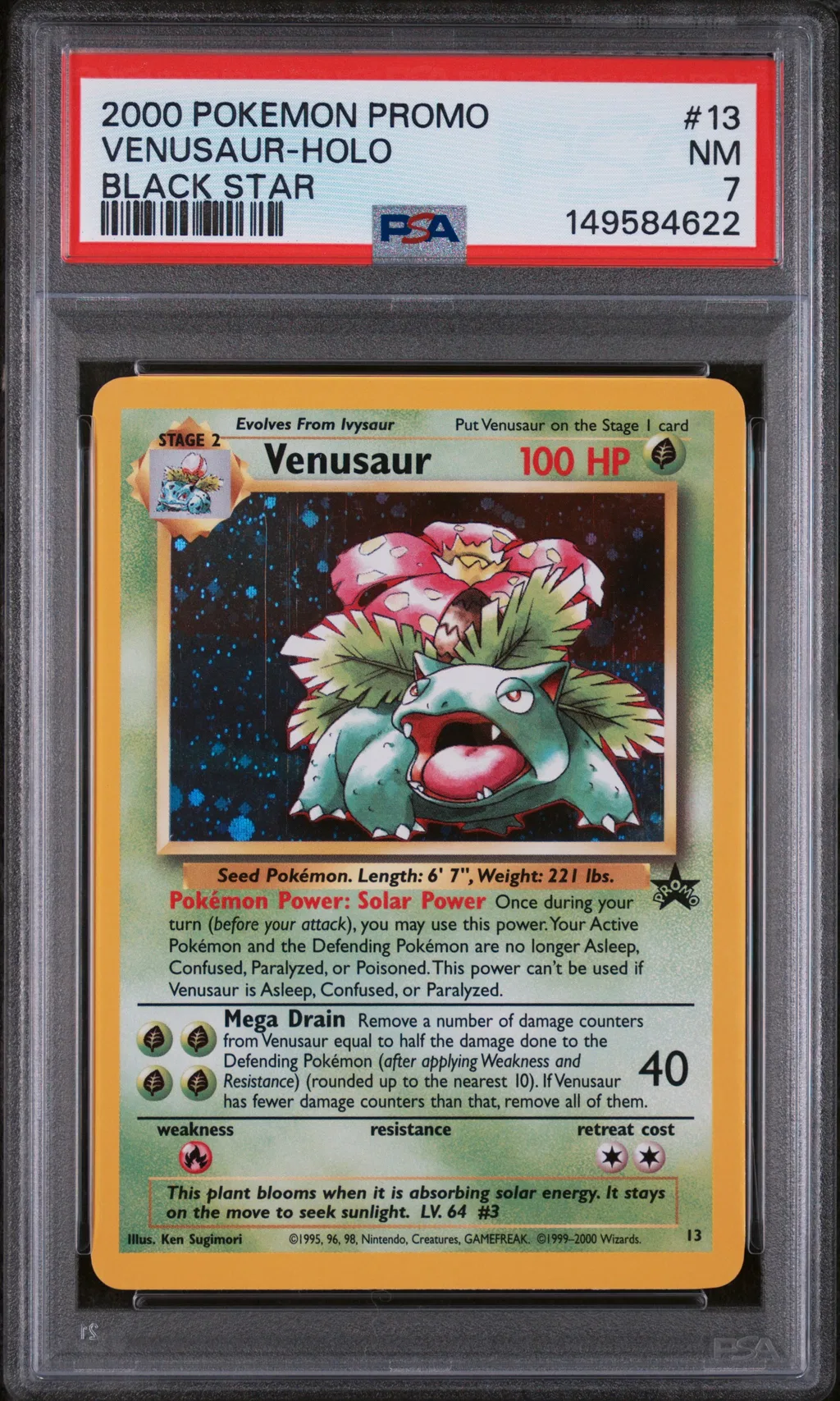 Venusaur-Holo card artwork
