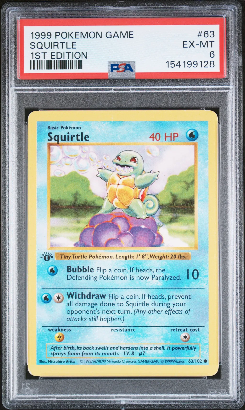 Squirtle card artwork