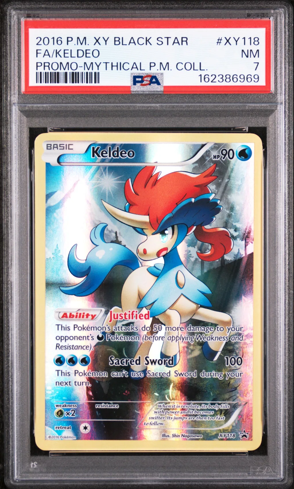 Full Art/Keldeo card artwork