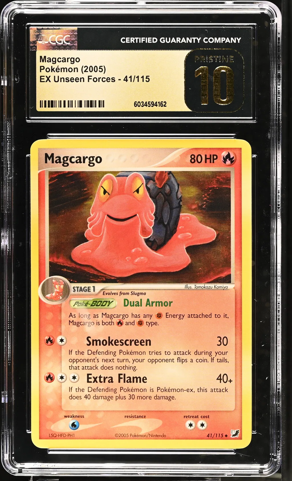 Magcargo card artwork