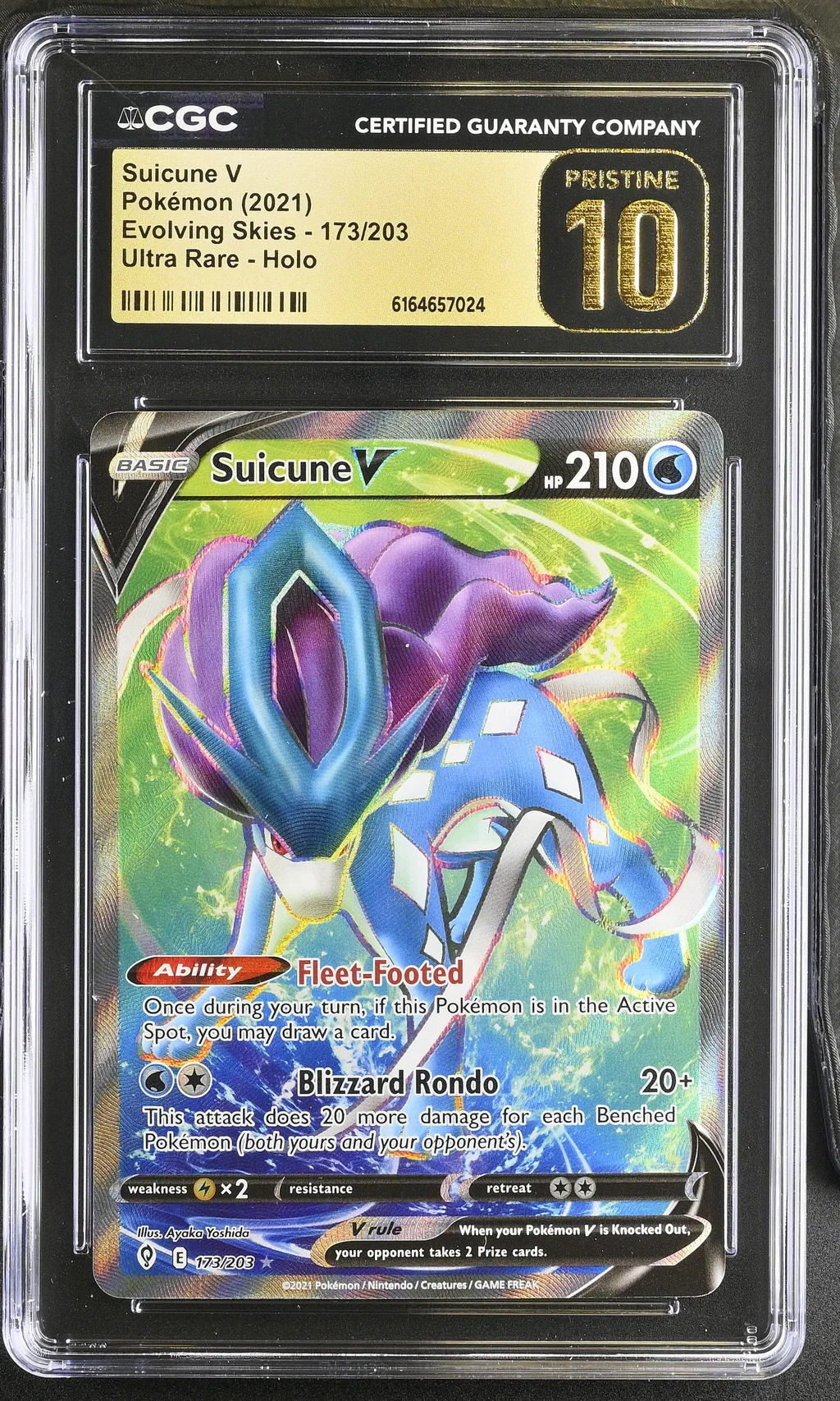 Suicune V card artwork