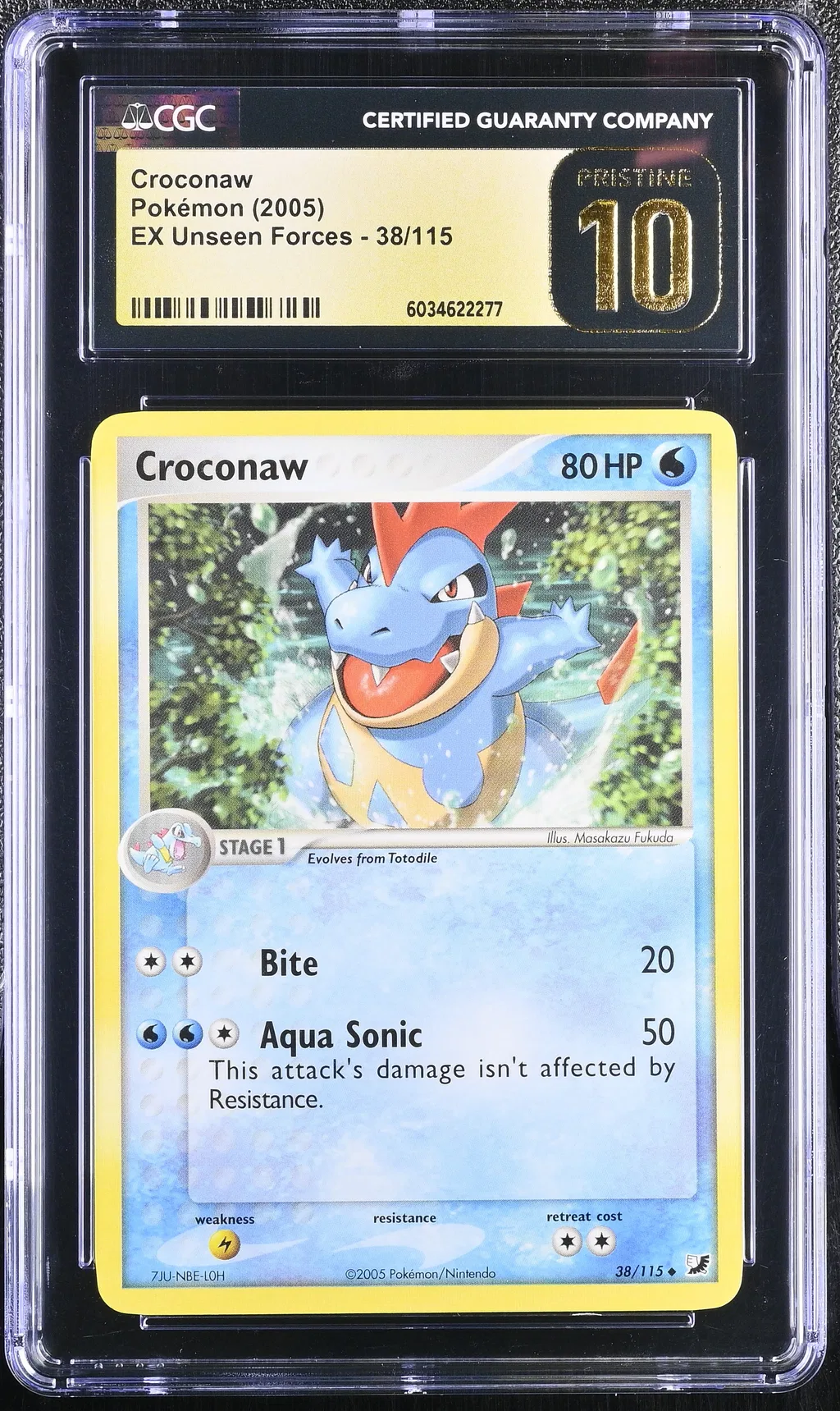 Croconaw card artwork