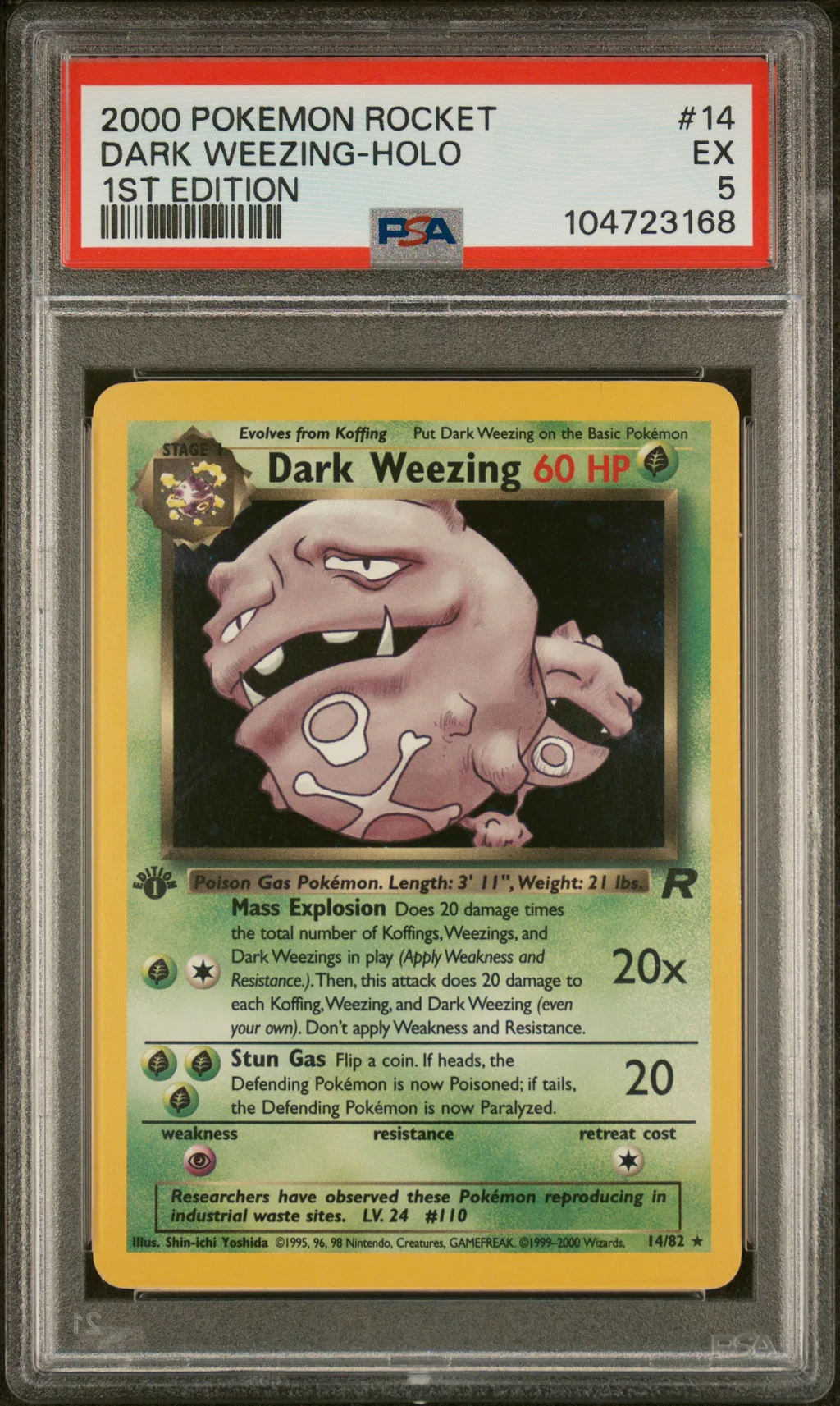 Dark Weezing-Holo card artwork