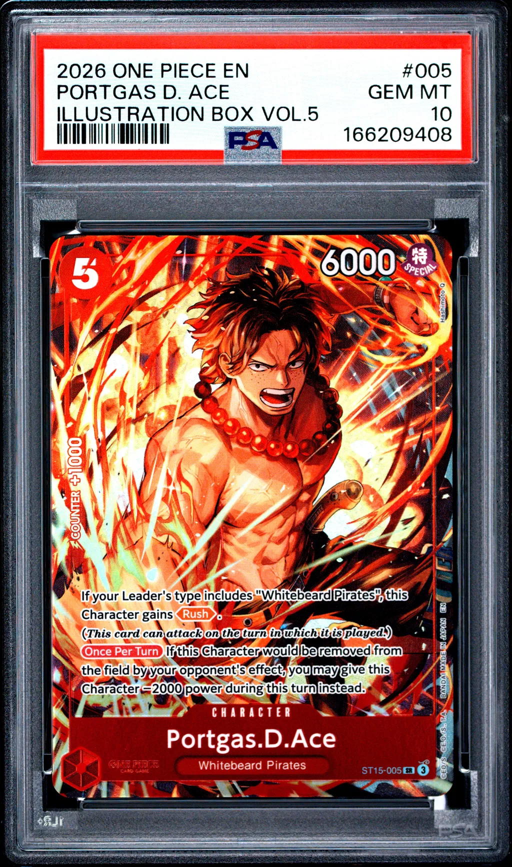 2026 #005 Portgas D. Ace PSA 10 One Piece Promos